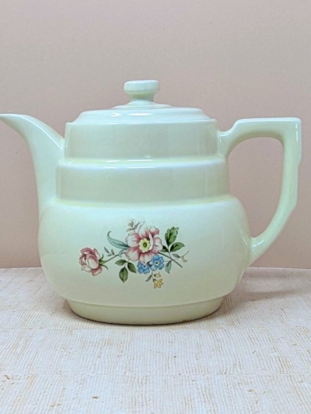 1940s Hall China "Rambling Rose" Coffee Pot